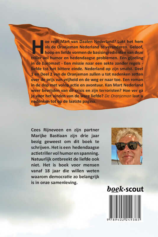 De Oranjeman achterkant