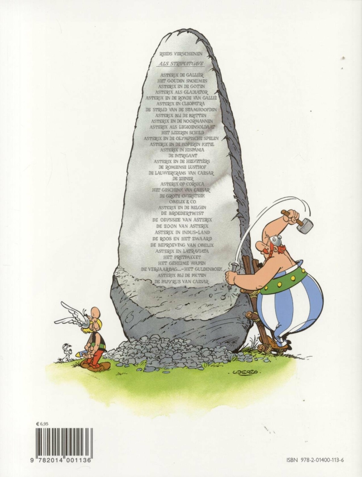 Asterix 24: Asterix en de Belgen / Asterix / 24 achterkant