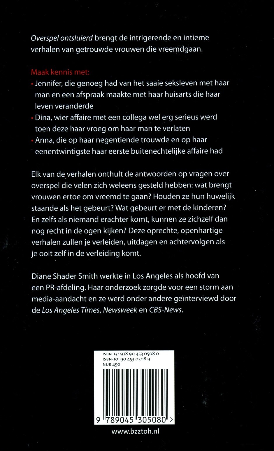 Overspel ontsluierd achterkant