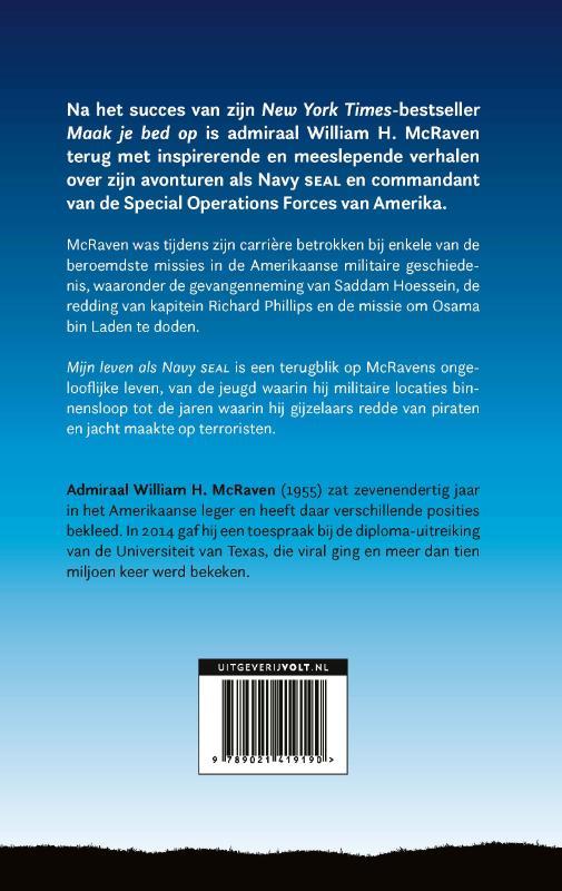 Mijn leven als Navy SEAL achterkant