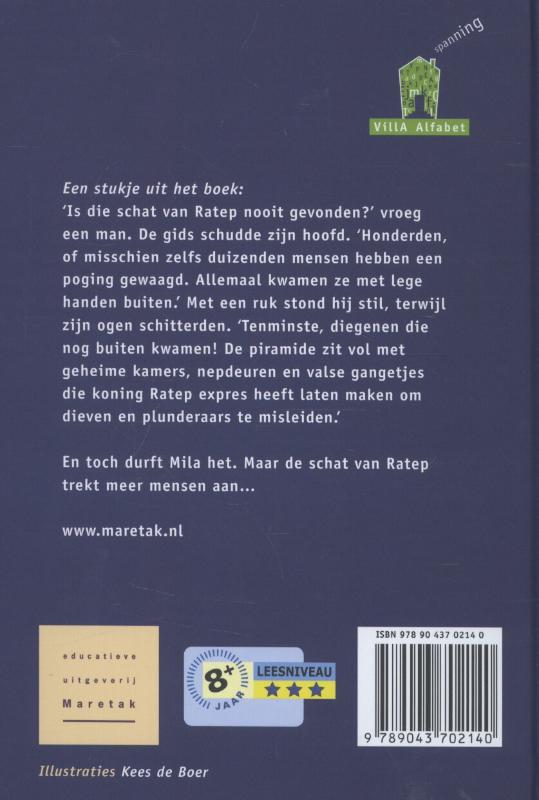 De schat van Ratep / Villa Alfabet Groen achterkant