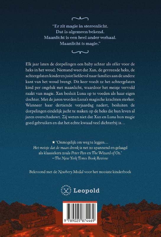 Het meisje dat de maan dronk Het meisje dat de maan dronk achterkant