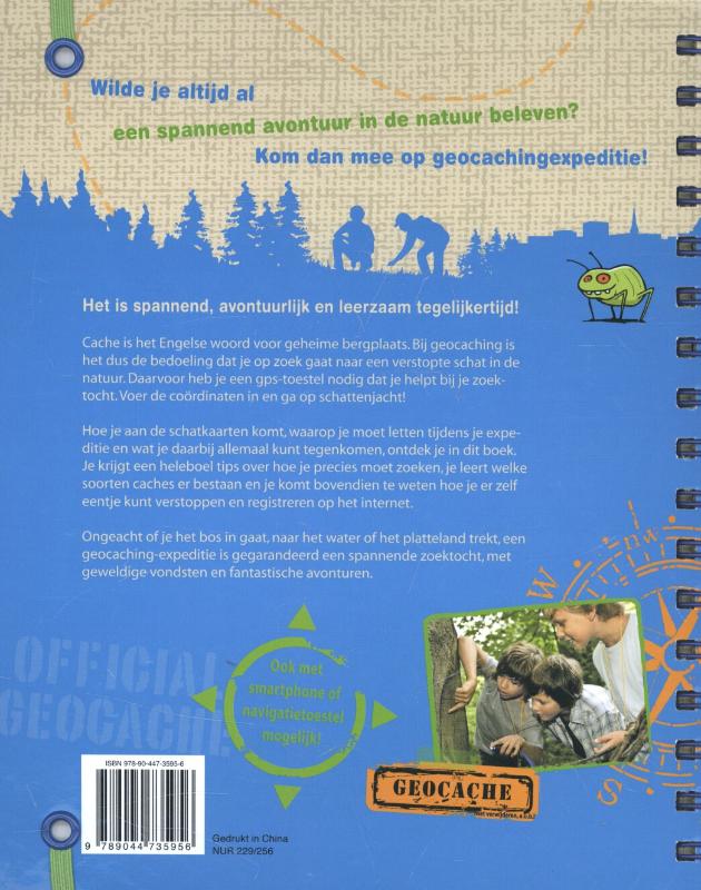 Op avontuur met geocaching achterkant