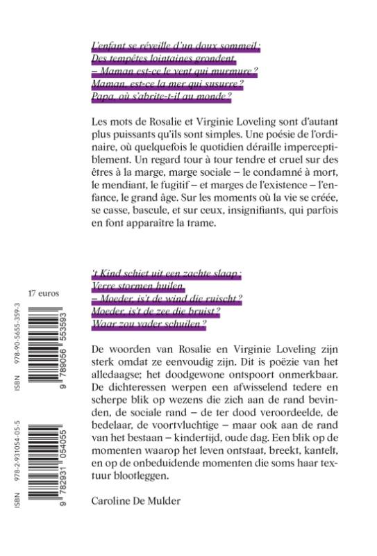 De zussen Loveling achterkant