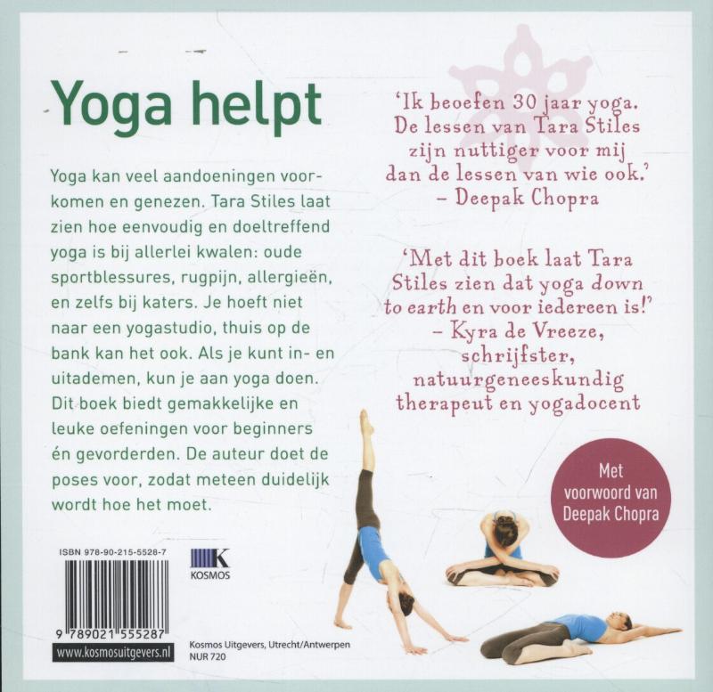 Yoga helpt achterkant