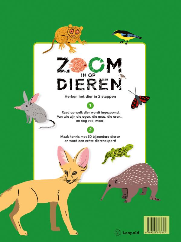 Zoom in op dieren achterkant