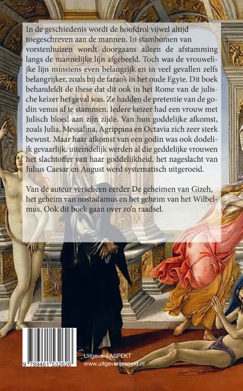 De goddelijke vrouwen van Rome De goddelijke vrouwen van Rome achterkant