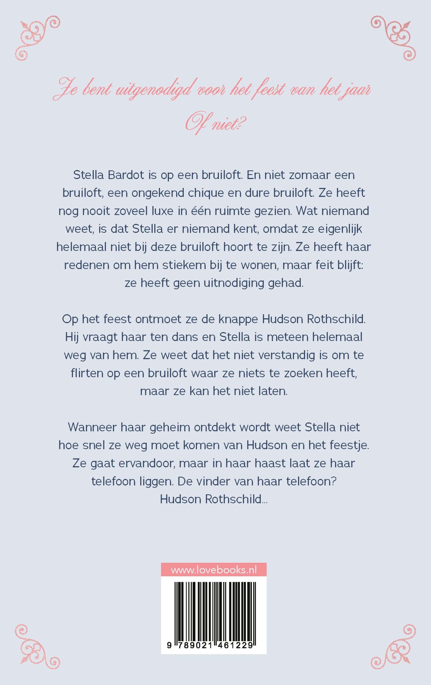 De uitnodiging achterkant