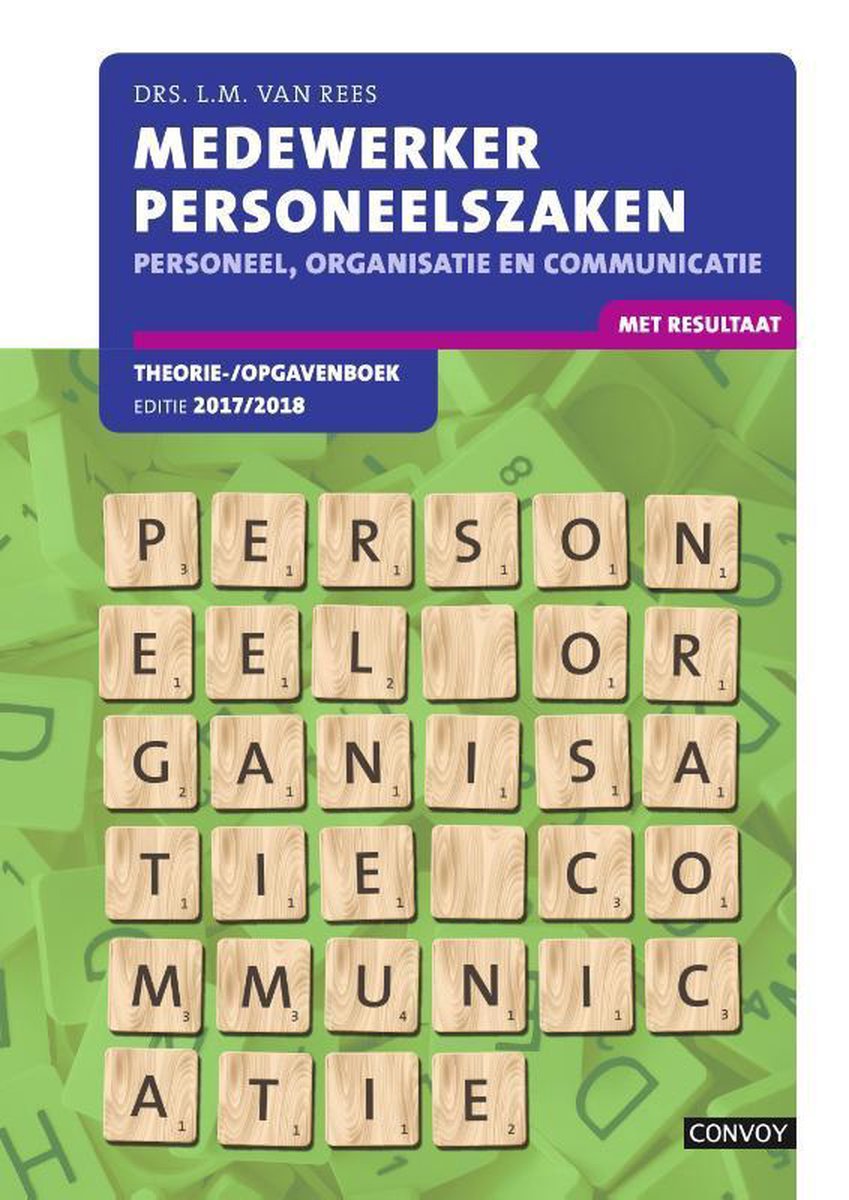 Medewerker personeelszaken 2017/2018 Theorie-/opgavenboek