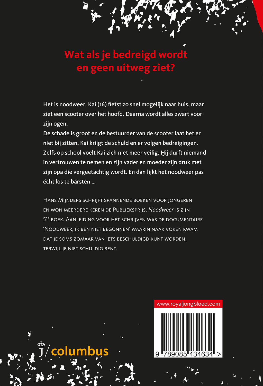 Noodweer achterkant