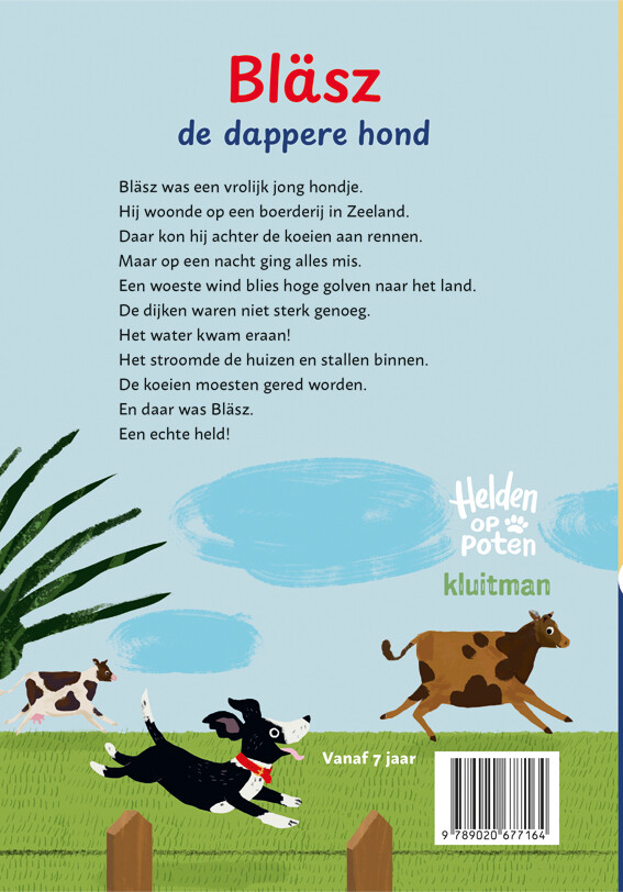Bläsz, de dappere hond / Helden op poten achterkant