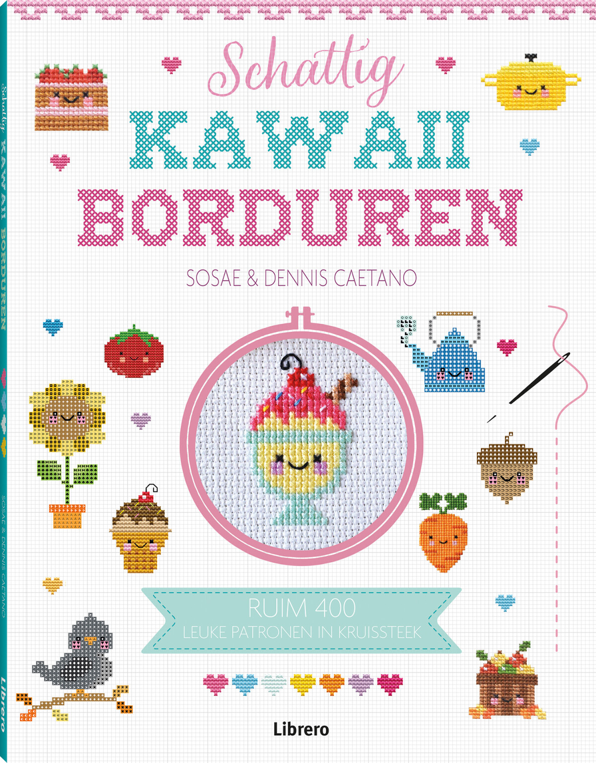 Schattig kawaii borduren