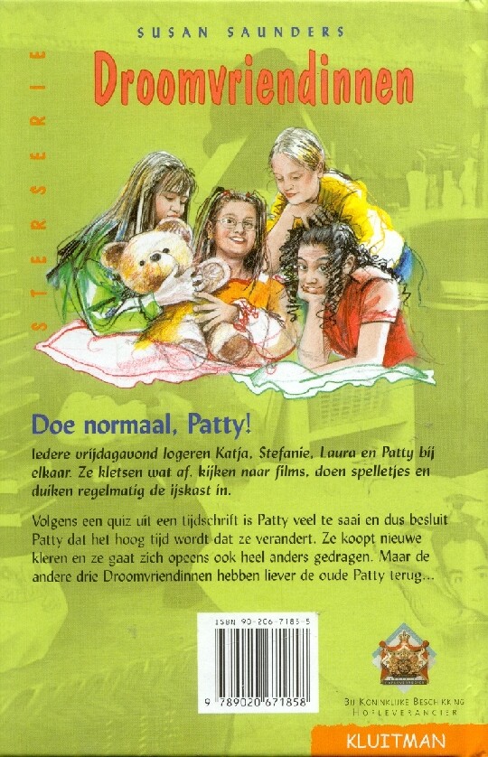 Doe normaal, Patty! / Droomvriendinnen Doe normaal, Patty! / Droomvriendinnen achterkant