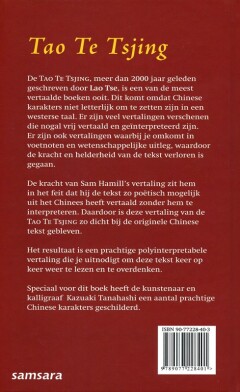 Tao Te Tsjing achterkant