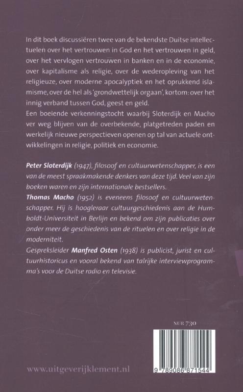 God, geest, geld achterkant