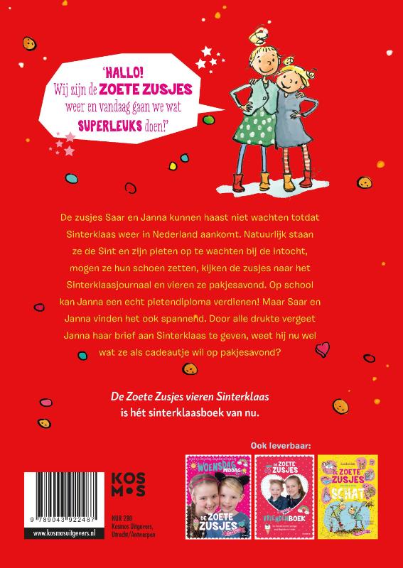 De Zoete Zusjes vieren Sinterklaas / De Zoete Zusjes De Zoete Zusjes vieren Sinterklaas / De Zoete Zusjes achterkant