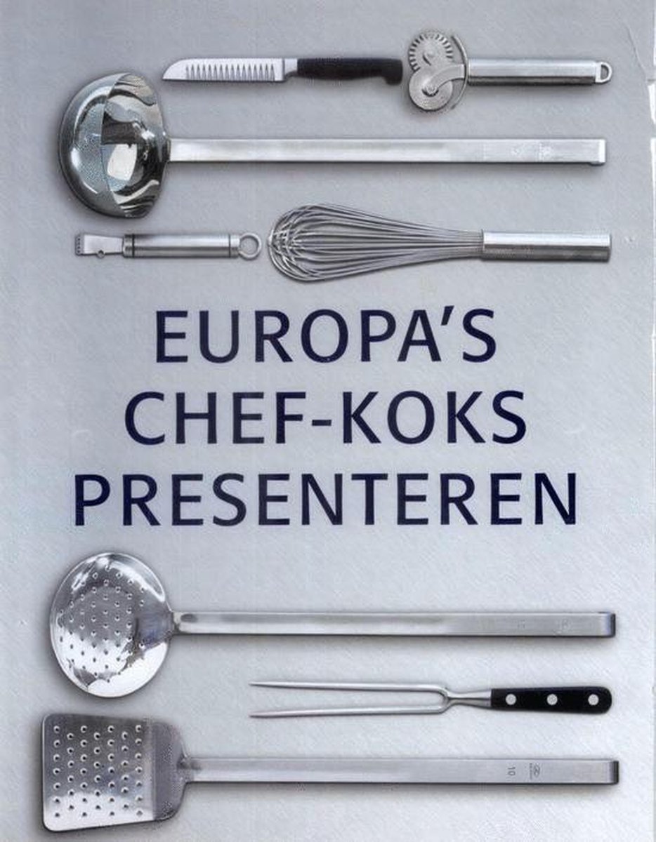 Europa's chef-koks presenteren voorgerechten, hoofdgerechten, desserts