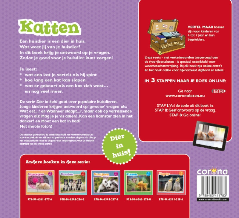 Katten / Vertel Maar achterkant