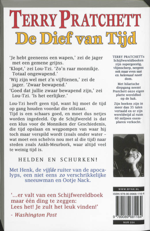 Schijfwereld 26 Dief van tijd achterkant