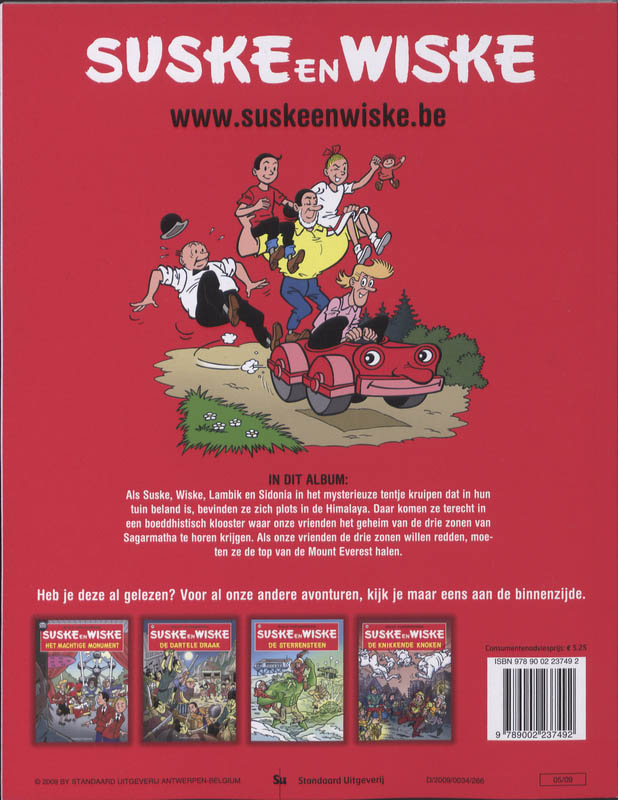 Suske en Wiske 220 - Sagarmatha achterkant