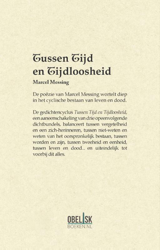Tussen tijd en tijdloosheid achterkant