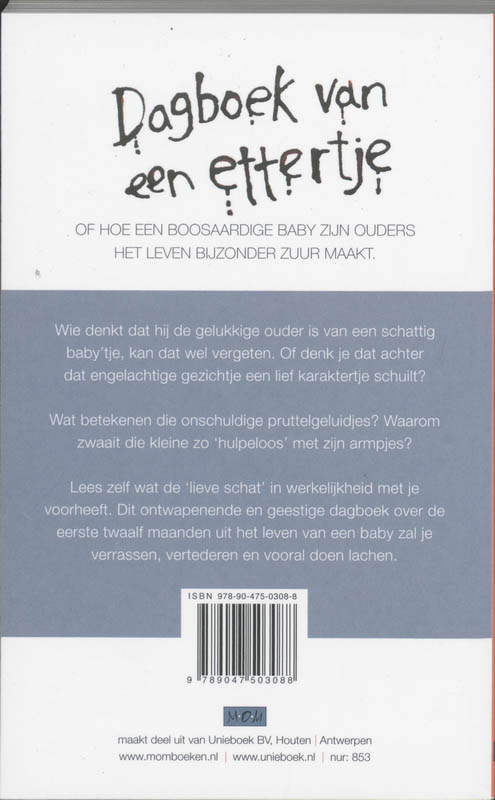 Dagboek Van Een Ettertje achterkant