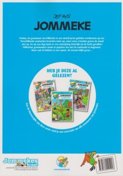 De koning van Bananopia / Jommeke strip / 271 achterkant