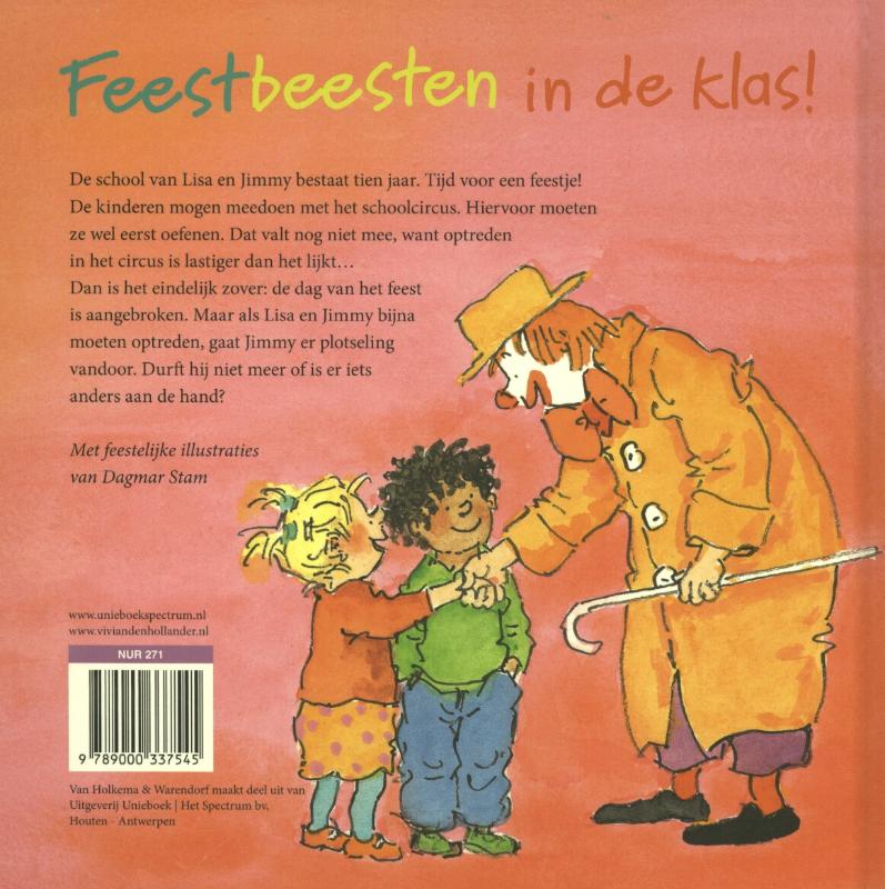 Feestbeesten in de klas! / Lisa en Jimmy Feestbeesten in de klas! / Lisa en Jimmy achterkant