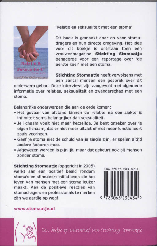 Relatie en seksualiteit met een stoma achterkant