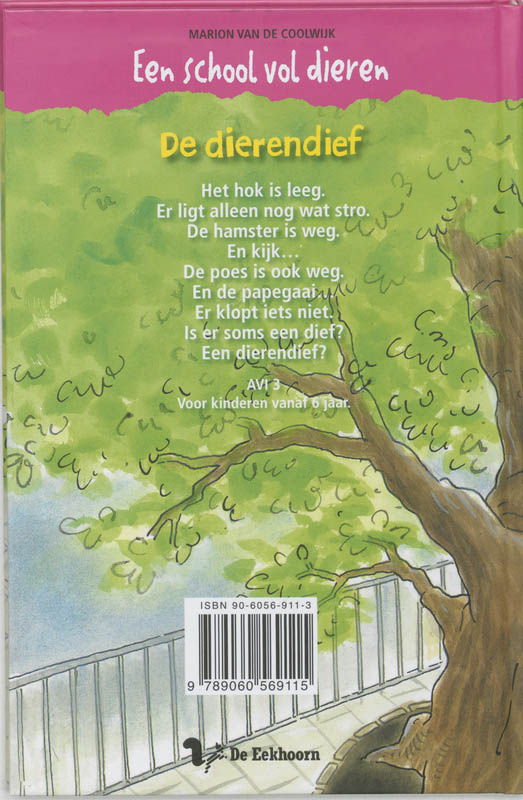 De dierendief / Een school vol dieren achterkant