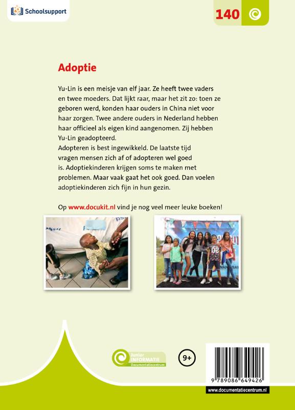 Junior Informatie 140 -   Adoptie achterkant