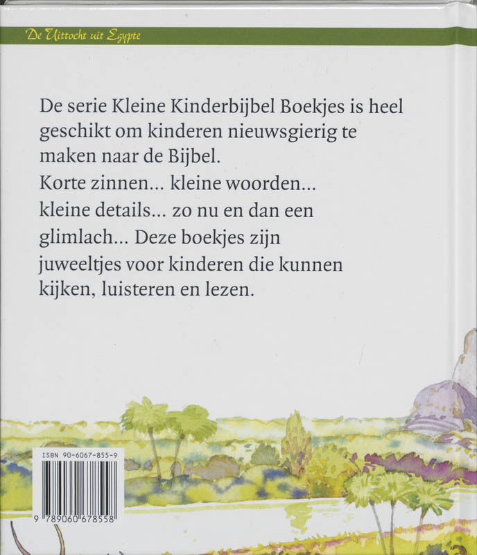 Mozes / Kleine Kinderbijbel Boekjes achterkant