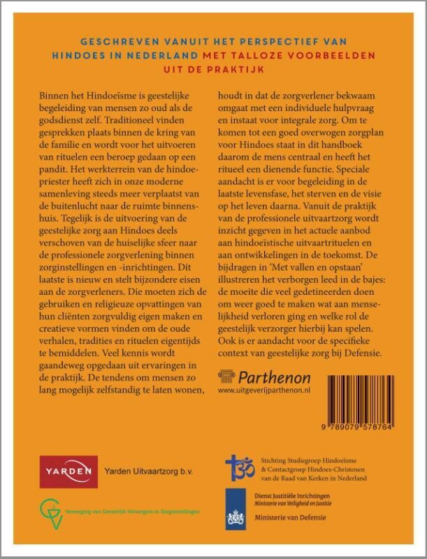 Handboek geestelijke verzorging voor Hindoes achterkant