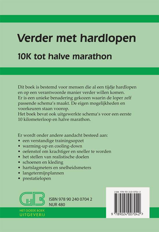 De vrije loper  -   Verder met hardlopen achterkant