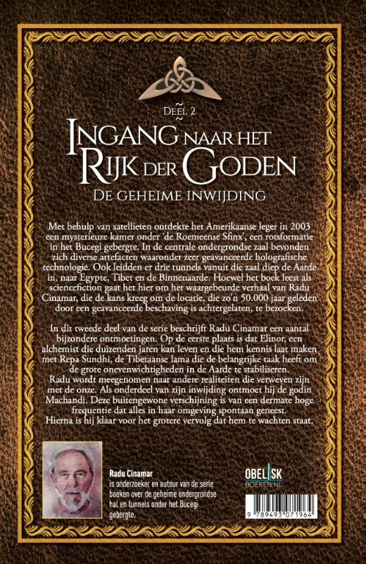 Ingang naar het rijk der goden / De boeken van Radu Cinamar luxe editie / 2 achterkant