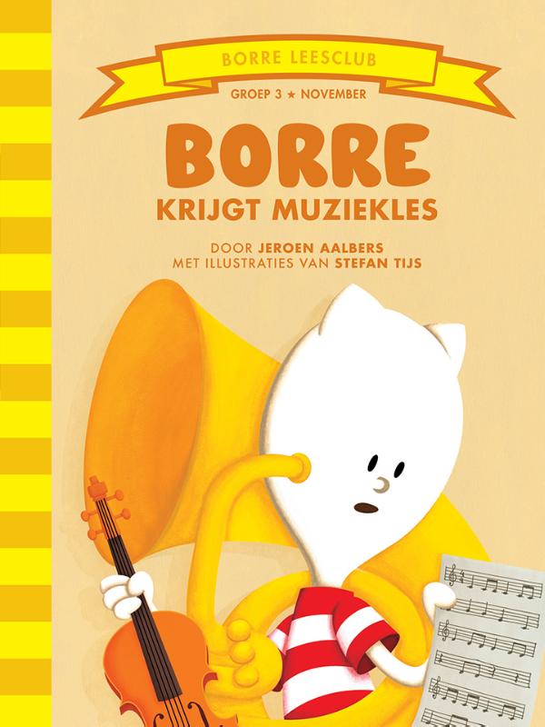 De Gestreepte Boekjes - Borre krijgt muziekles