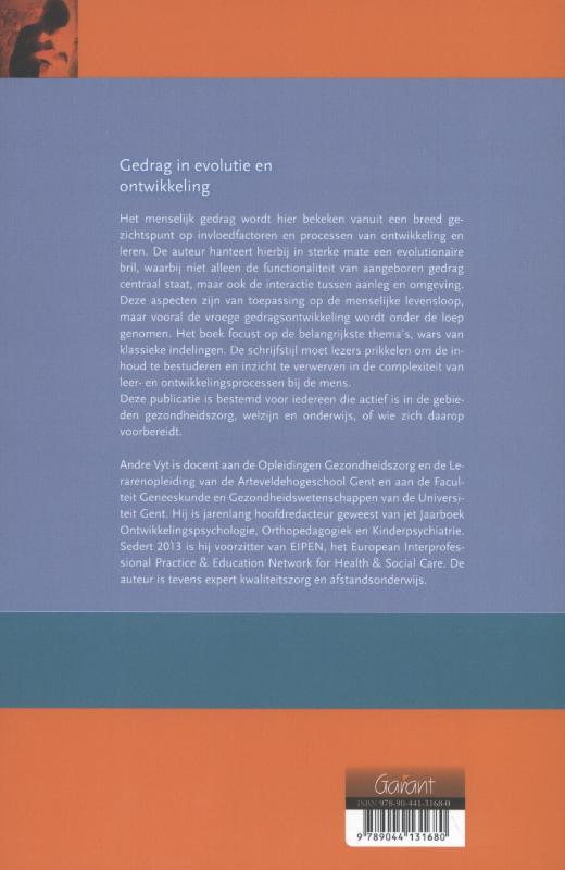 Gedrag in evolutie en ontwikkeling Gedrag in evolutie en ontwikkeling achterkant