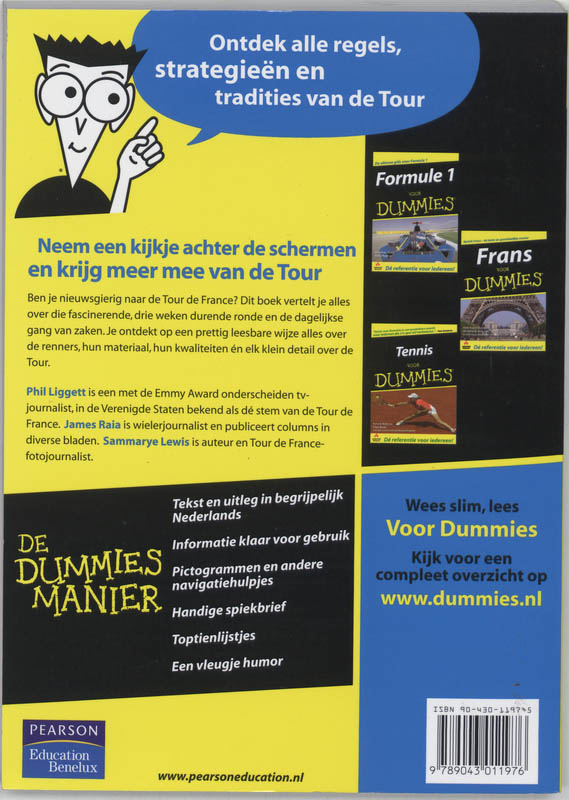 Voor Dummies - Tour de France voor Dummies achterkant