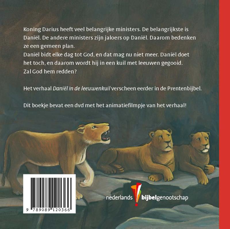 Daniël in de leeuwenkuil achterkant