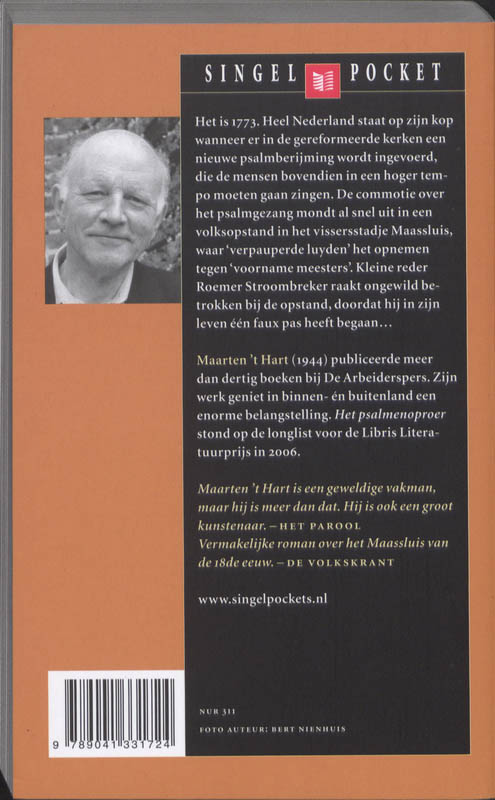 Het psalmenoproer achterkant