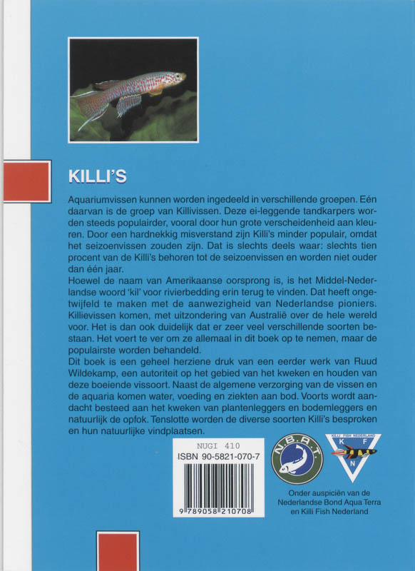 Killi's / Over Dieren / 67 Killi's / Over Dieren / 67 achterkant