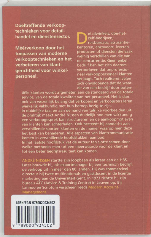 Meer verkopen achterkant