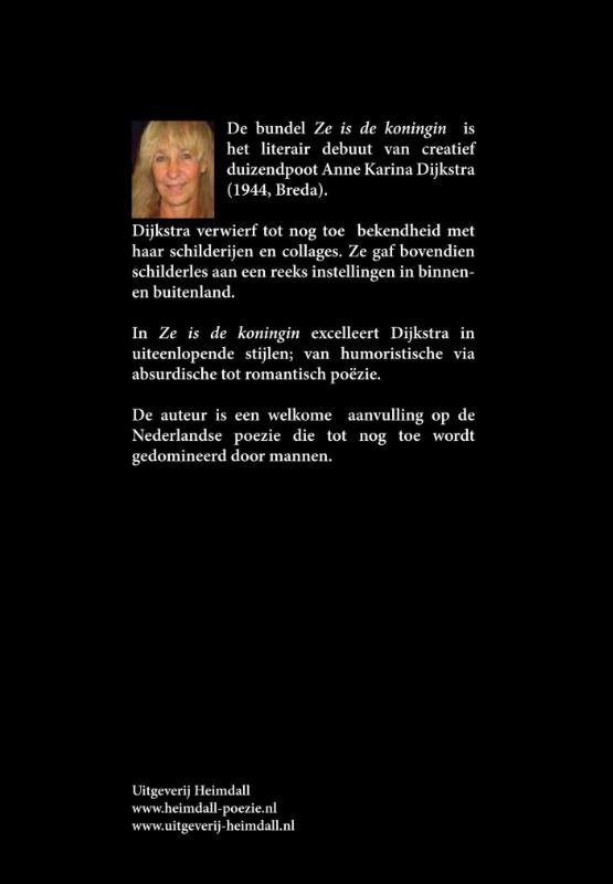 Ze is de koningin achterkant
