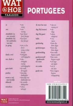Portugees / Wat & Hoe taalgids achterkant