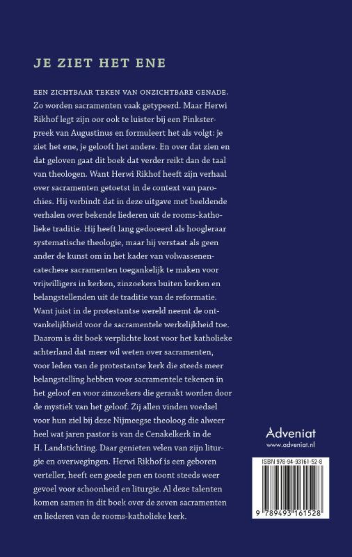 Je ziet het ene achterkant