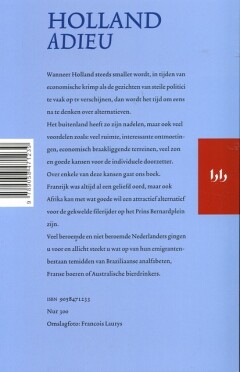 HOLLAND ADIEU achterkant