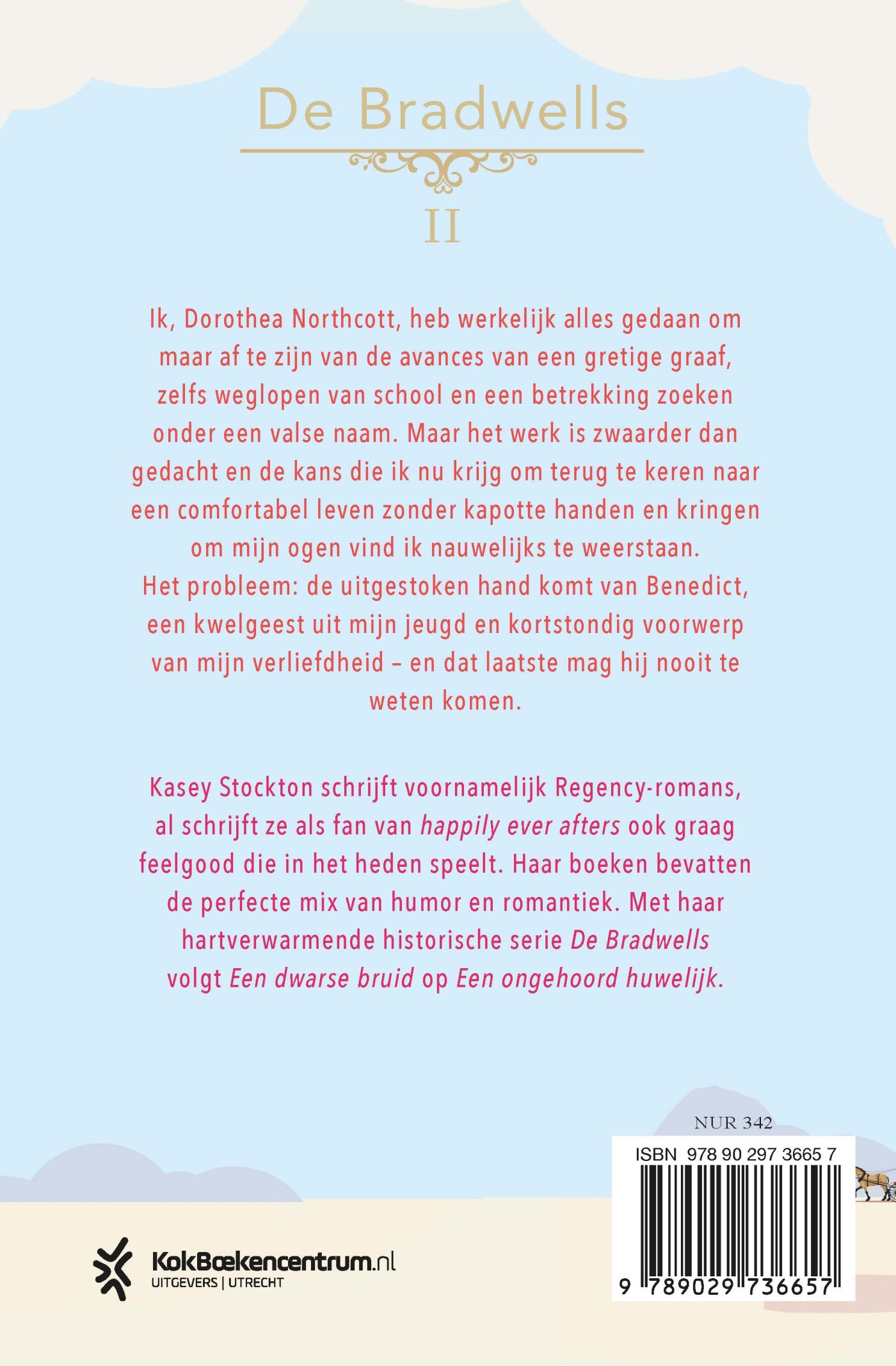 Een dwarse bruid / De Bradwells / 2 achterkant