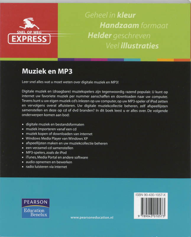 Snel op weg Express Digitale muziek / Snel op weg Express achterkant