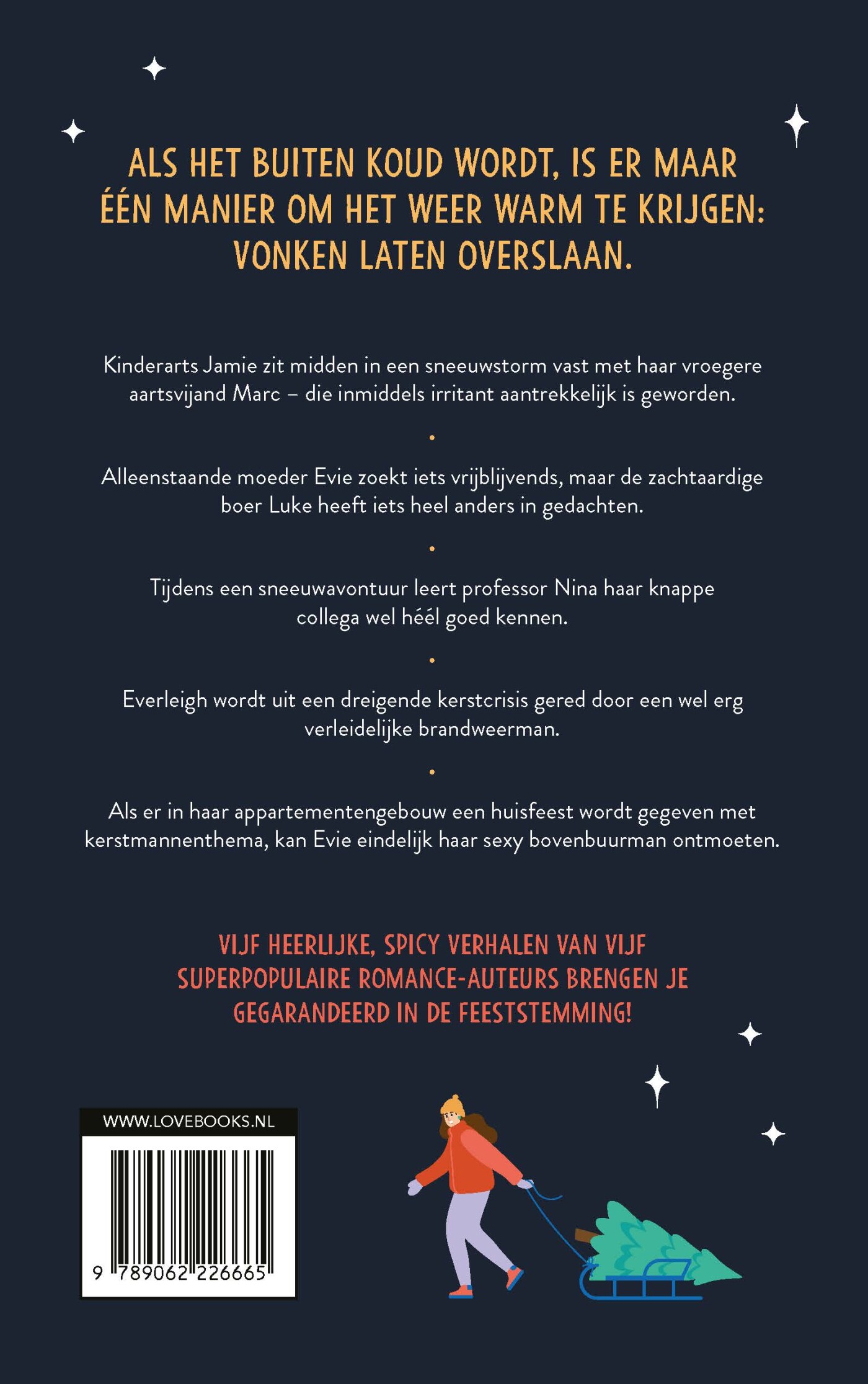 Onder de mistletoe achterkant