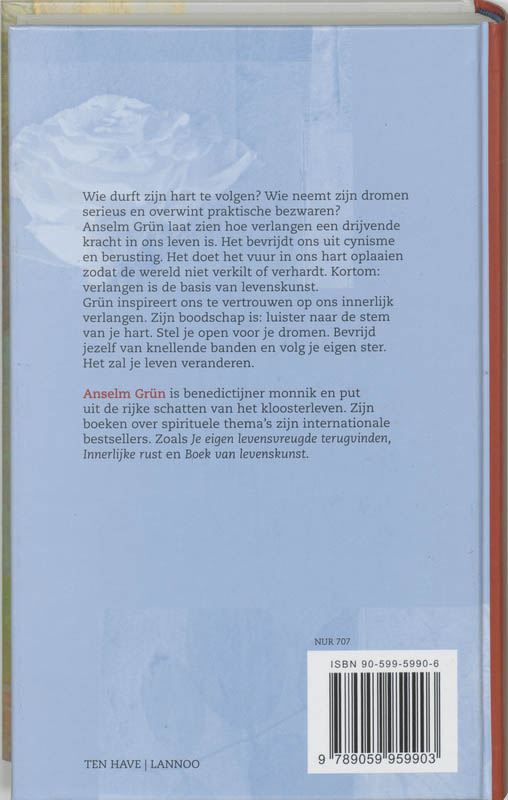 Boek Van Verlangen achterkant